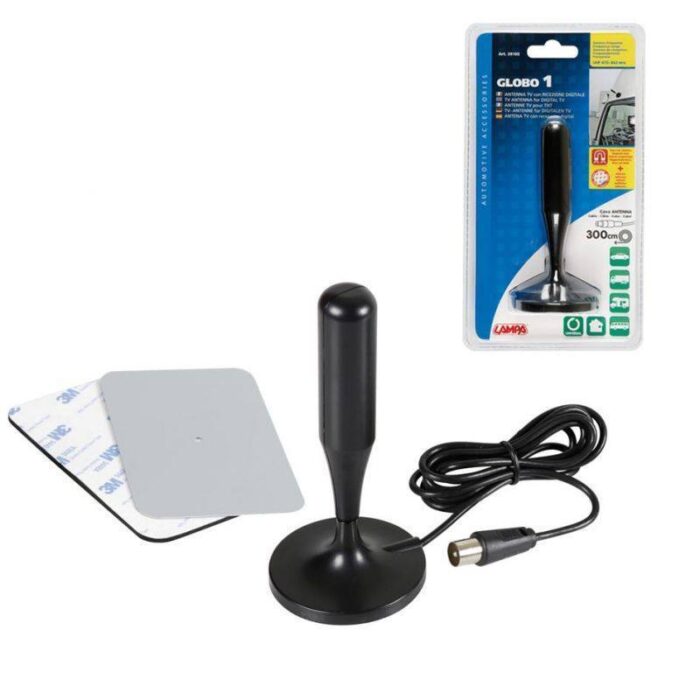 ANTENA TV CON RECEPCION DIGITAL GLOBE-1 130 MM