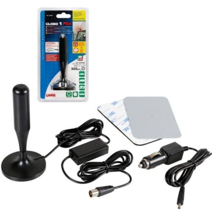 ANTENA TV CON RECEPCION DIGITAL GLOBE-1 PLUS 12/24 V 130 MM