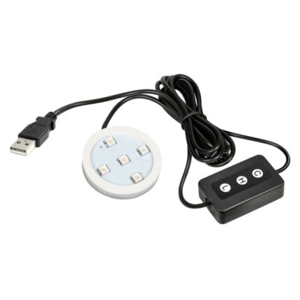 BASE LUMINOSA LED USB PARA AMBIENTADOR TRUCKY 7 COLORES CON ATENUADOR