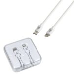 CABLE TIPO C > APPLE 8 PIN ESSENTIAL - 100 CM - BLANCO