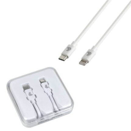 CABLE TIPO C > APPLE 8 PIN ESSENTIAL - 100 CM - BLANCO