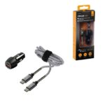 CARGADOR DOBLE TOMA (USB Y TIPO C) + CABLE DE TIPO C A TIPO C