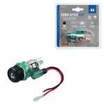 ENCHUFE MECHERO EUROPEO K4 CON LUZ 22 MM DIAMETRO 12V