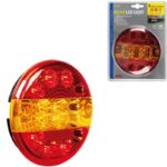 FARO TRASERO REDONDO 3 FUNCIONES 14 LED 12/24V HOMOLOGACION E