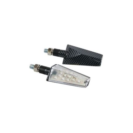 INTERMITENTE LED CARBON MODELO DUKE 12V HOMOLOGACION E