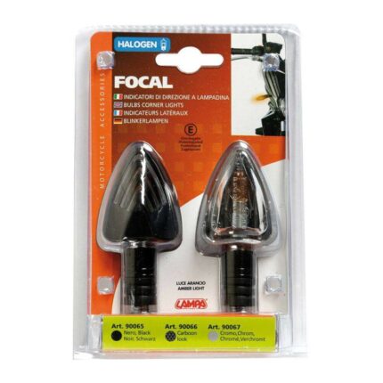 INTERMITENTE NEGRO MODELO FOCAL 12V 21W HOMOLOGACION E