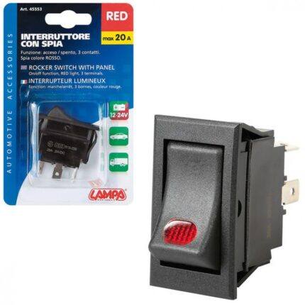 INTERRUPTOR LUMINOSO 12V/24V MAX 20A