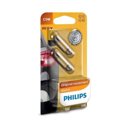 LAMPARA C5W PHILIPS 12V (2 UNIDADES)