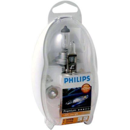 LAMPARA H1/H7 EASY KIT PHILIPS 12V (CAJA 5 UNIDADES)