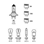 LAMPARA H7 12V (BLISTER 5 LAMPARAS + 3 FUSIBLES)