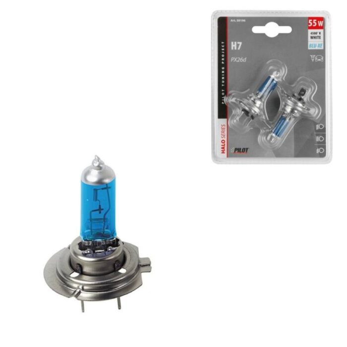 LAMPARA H7 BLUE XENON 12V 55W PX26D HOMOLOGACION E (BLISTER 2 UNIDADES)