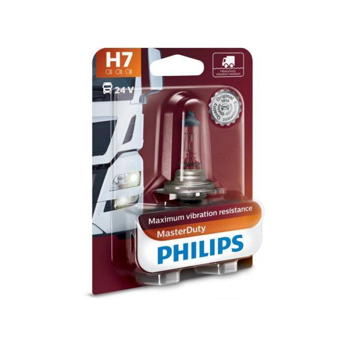 LAMPARA H7 MASTERDUTY PHILIPS 24V 70W PX26D