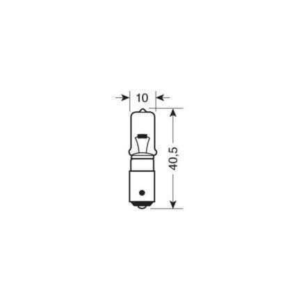 LAMPARA HALOGENA 12V BAY9S H21W 21W (2 UNIDADES)