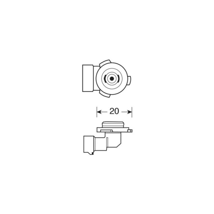 LAMPARA HB3/9005 12V 60W P20D HOMOLOGACION E (BLISTER 1 UNIDAD)