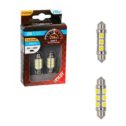 LAMPARA HYPER LED BLANCO 24/30V 36-12 SMD 3 CHIPS (2 UNIDADES)