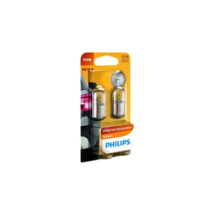 LAMPARA R10W STANDARD PHILIPS 12V 10W BA15S (blister 2 unds)