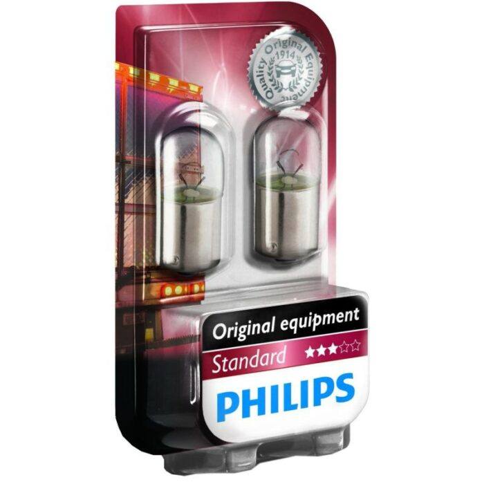 LAMPARA R10W STANDARD PHILIPS 24V 10W BA15S (blister 2 unds)