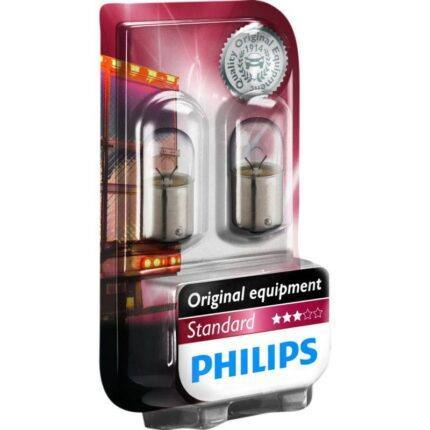 LAMPARA R5W  STANDARD PHILIPS 24V 5W BA15S (blister 2 unds)