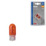 LAMPARA W5W 12V AMBAR SIN CASQUILLO HOMOLOGACION E (BLISTER 2 UNIDADES)