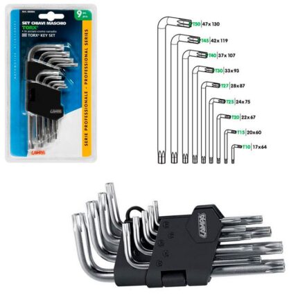 LLAVE TORX (9 PIEZAS)