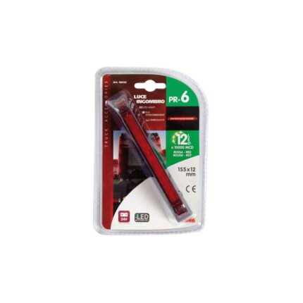 LUZ DE GALIBO 12 LED ROJO 24 V