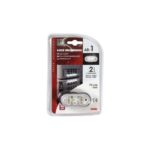 LUZ DE GALIBO FRONTAL OVALADA 2 LED 24V BLANCO