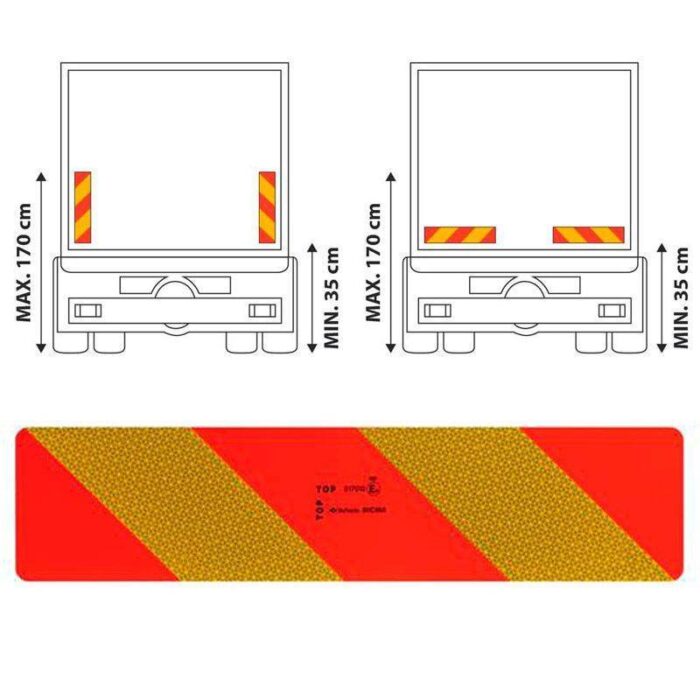 PANELES REFLECTANTES PARA CAMION HOMOLGADOS (2 UNIDADES)