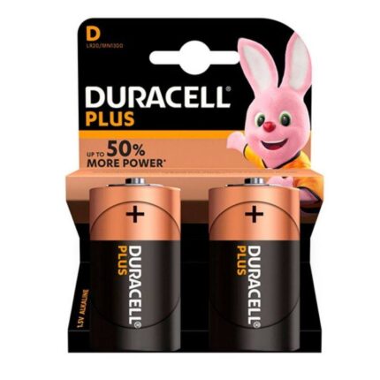 PILA ALCALINA LR-20 DURACELL PLUS MN1300 2uds