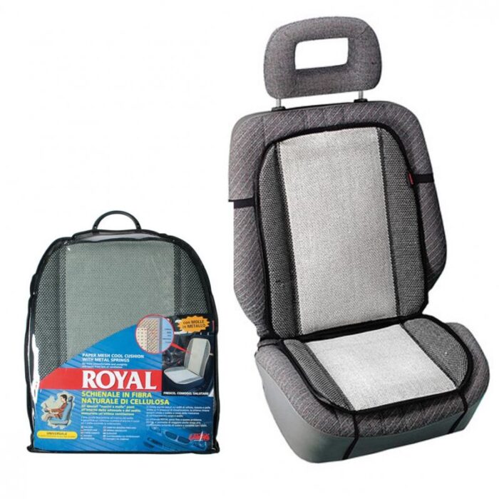 RESPALDO ASIENTO ROYAL EN FIBRA DE CELULOSA NATURAL GRIS